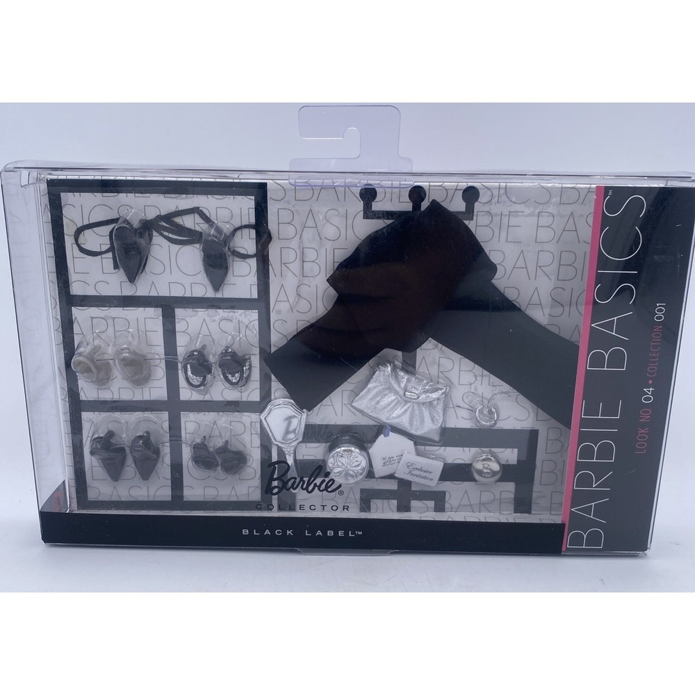 2009 Barbie Basics Accessory Pack Black Label Look No. 04 Collection 001-NRFB
